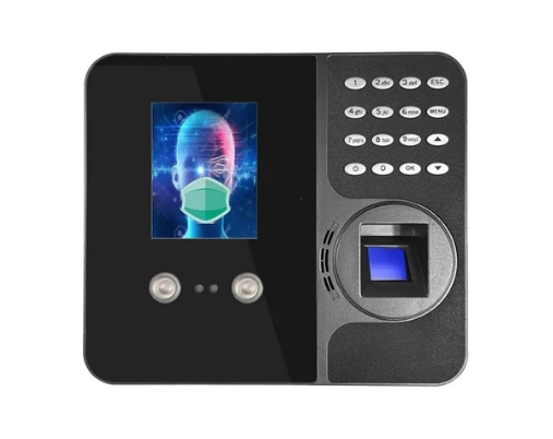 Reloj checador con reconocimiento facial y huella